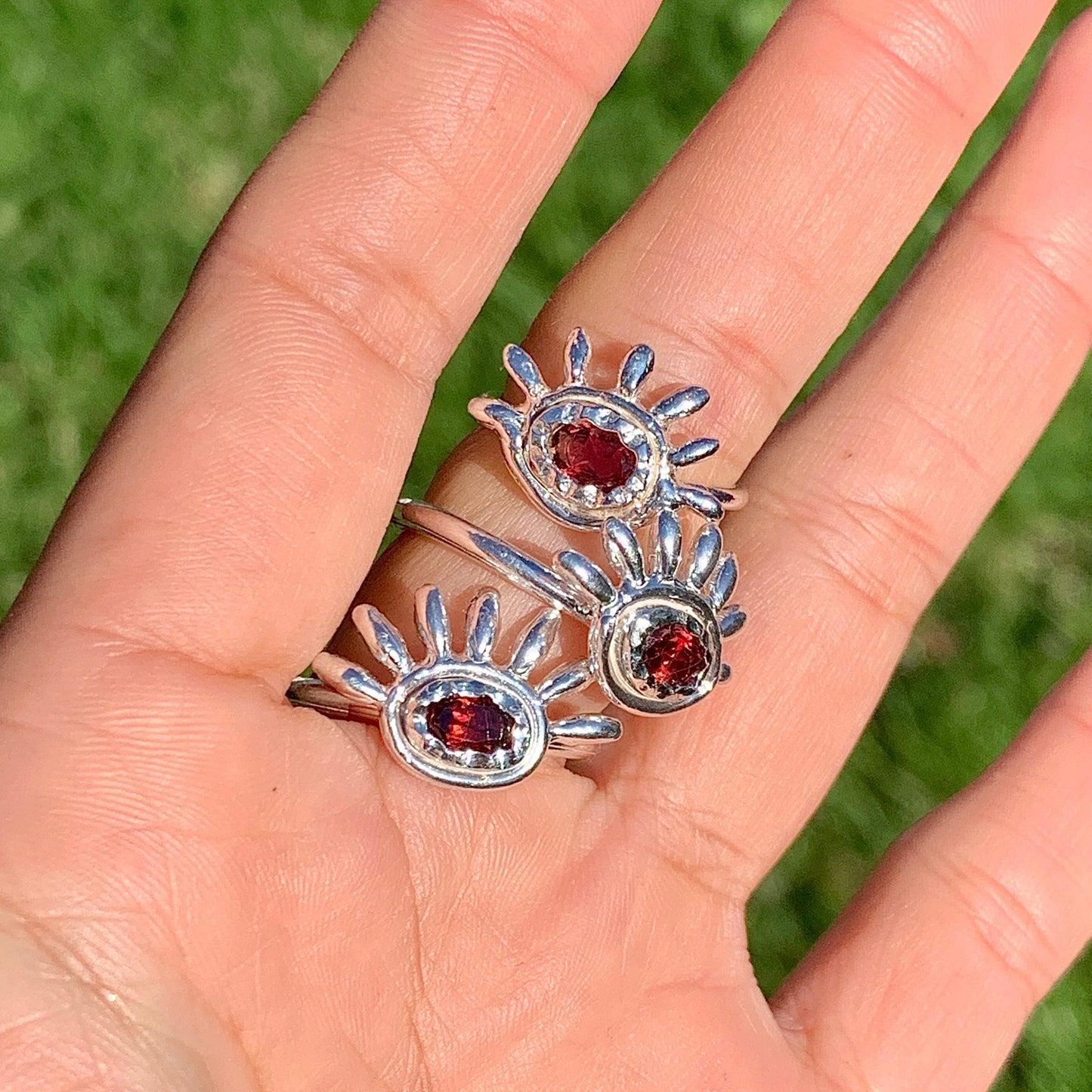 Eyelash ring by Lia Makes Jewellery