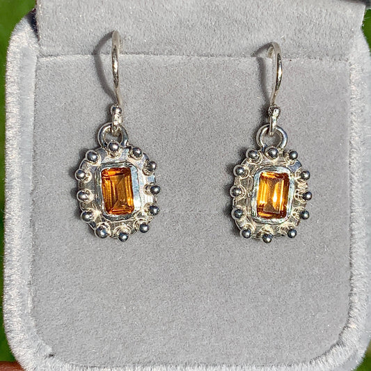 Bola Citrine earrings.