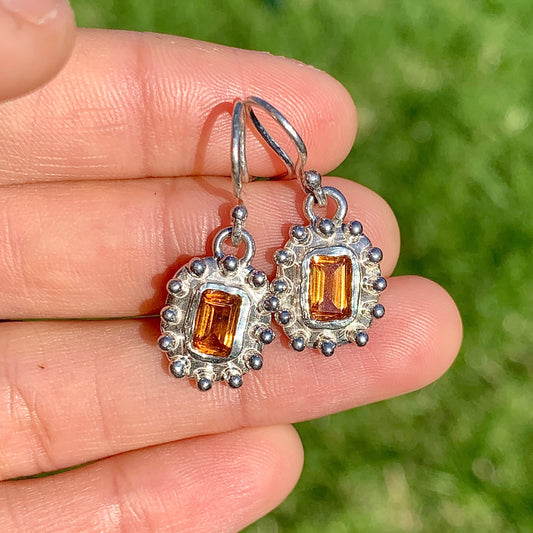 Bola Citrine earrings for everyday wear. It is very cute. 